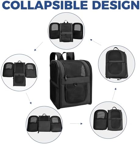 Apollo Walker Cat Carrier Backpack for Small Dogs and Cats Up to 18 lb