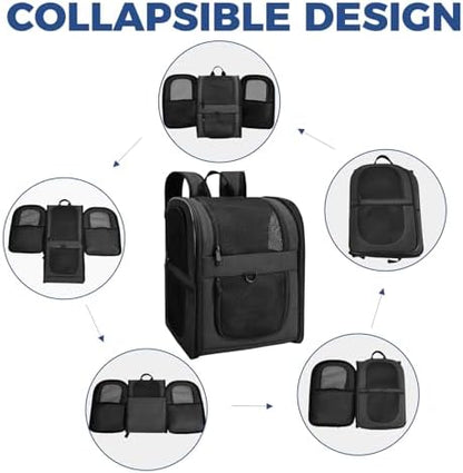 Apollo Walker Cat Carrier Backpack for Small Dogs and Cats Up to 18 lb
