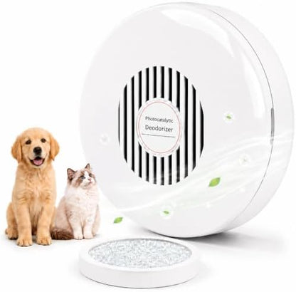 Cat Litter Deodorizer, Ozone-Free Photocatalytic Litter Box Odor Eliminator