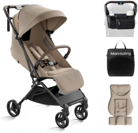 Mamazing Ultra Air Lightweight Baby Travel Stroller with Carbon Fiber Frame