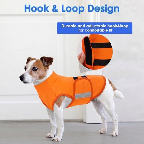 MIGOHI Dog Anxiety Relief Coat,M, Orange