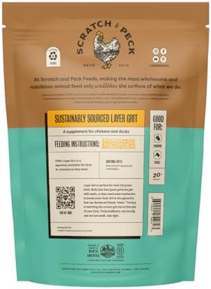 Scratch and Peck Feeds | Layer Grit for Chickens & Ducks | 7 lb Pouch