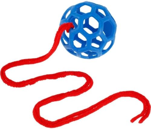 Horse Treat Ball,Goat Feeder Hanging Feeding Toy Horse Treat Hay Feeder Toy, for Horse Goat Sheep Relieve Stress (Blue)