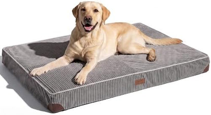 FUKUMARU Large Dog Bed, Thickened Waterproof Dog Mat with Washable Cover