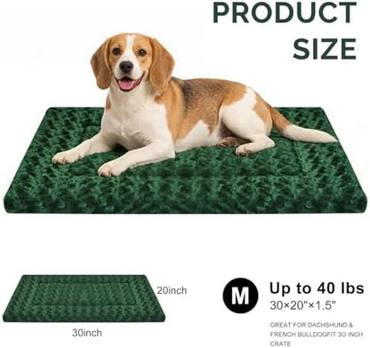 Dog Bed Mat - Dog Crate Pad - Reversible Dog Mat for Pet Comfort - Soft Bed Pads with Dual-Sided Design for All Seasons - Durable, Machine Washable Mat for Crates, Travel, and Home