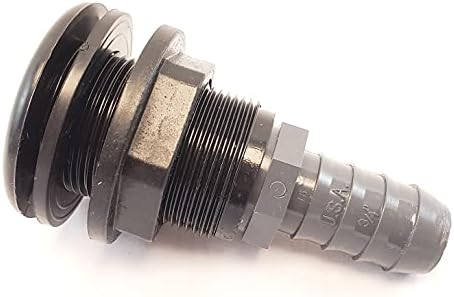 Lifegard Aquatics 3/4-Inch Slip Bulkhead Fit Kit with Insert