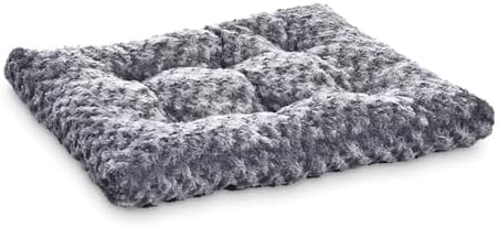 Amazon Basics Washable Cat and Dog Bed and Crate Pad, Indoor, 46 x 29 x 4 inches, Gray