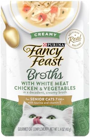 Purina Fancy Feast Creamy Senior Cat Food Topper (16 Pack) 1.4 oz