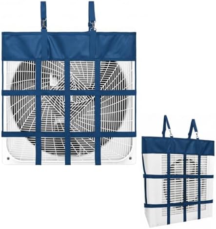 Tessco for you 1 Pcs Box Fan Holders for Horse Stall, Nylon Bag,Blue