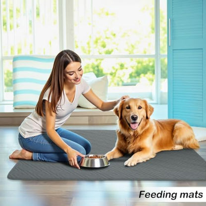 hyha Waterproof Reversible Dog Blanket, Pet Blanket for Sofa Couch
