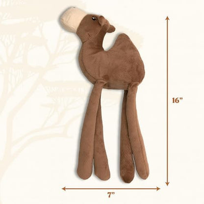 Premium Plush Dog Toy - Camel Plush Dog Toy, Jumbo Eco Friendly