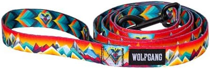 Wolfgang 5/8 Inch Venture Dog Leash Mountainvibes Print Small