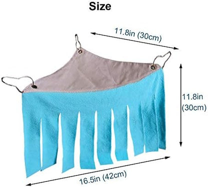 RIOUSSI Guinea Pig Hideout Hideaway Corner Fleece Toys Cage Accessories