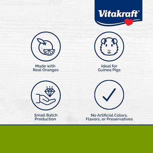 Vitakraft Drops Guinea Pig Treat with Orange Flavor 5.3 oz.