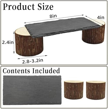Bearded Dragon Basking Platform,Reptile Slate Basking Rock,Small