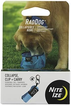 Nite IZE RadDog Collapsible Dog Bowl, Lightweight Food and Water Bowl
