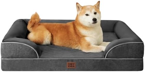 EHEYCIGA Orthopedic Dog Beds Large Sized Dog, Waterproof Washable Pet Bed