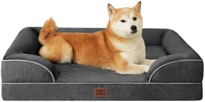 EHEYCIGA Orthopedic Dog Beds Large Sized Dog, Waterproof Washable Pet Bed