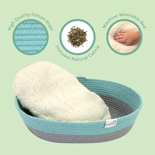 Kitty City Cat Bed, Cotton, 14" W x 19" L x 5" H (Pack of 2)