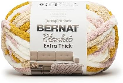 Bernat Blanket Extra Thick Chunky Yarn for Crocheting, Plantain