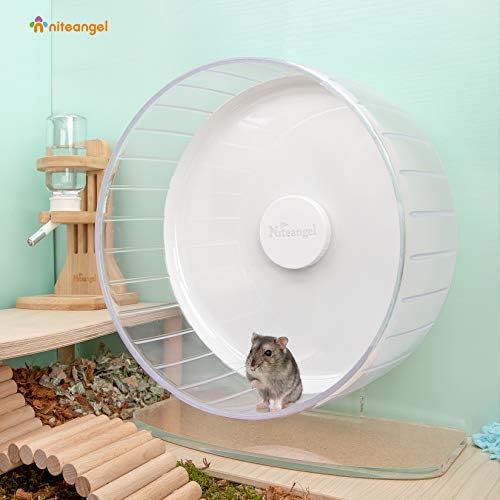Niteangel Super-Silent Hamster Exercise Wheels: Quiet 11 inch Running Wheel