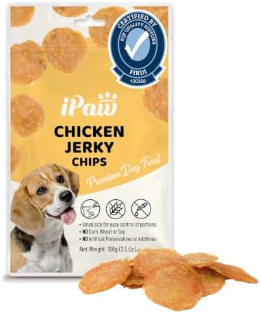 iPaw Chicken Chip Dog Treat,SQF-Certified Production Process,Training Treat