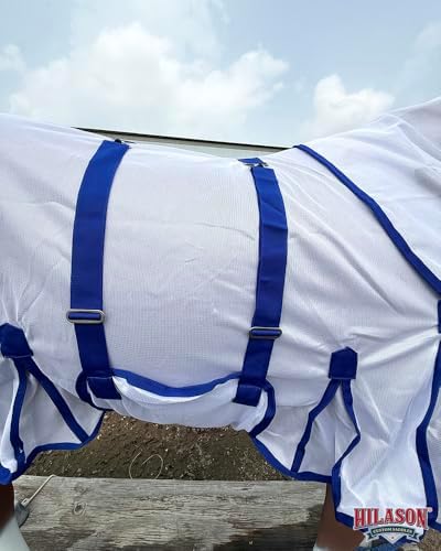 HILASON Horse Fly Sheet Breathable Mesh UV Protection Mosquito Bug Summer