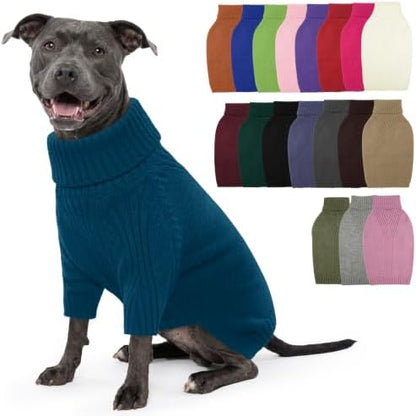 IECOii XL Dog Sweater, Winter Doggy Clothes for Medium Dogs Girl Boy