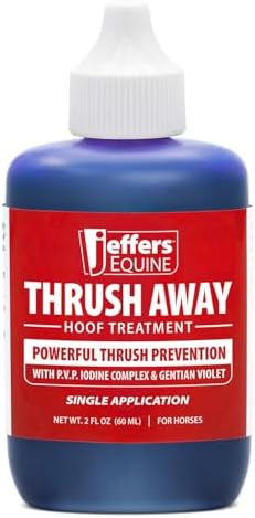 Jeffers Equine Thrush Away 2 oz Iodine Hoof Treatment for Horses