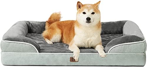EHEYCIGA Orthopedic Dog Beds Large Sized Dog, Waterproof Washable Pet Bed