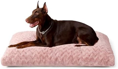 EHEYCIGA Washable XL Dog Beds Large Sized Dog, 44x32 Inch Pet Bed, Pink