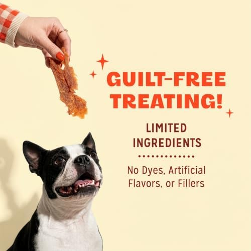 Pur Luv Chicken Jerky Dog Treats with Hip & Joint Support, 12 oz