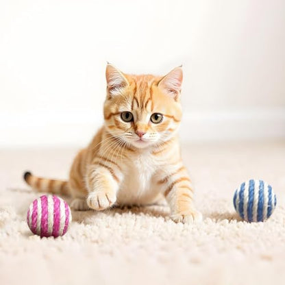 Cat Toys for Indoor Cats, 20 Packs Cat Toys Balls