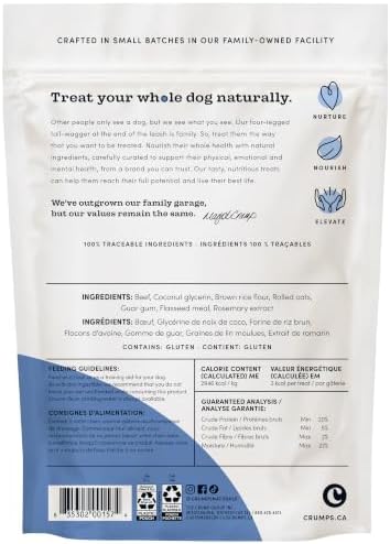 Crumps' Naturals Mini Trainers Semi Moist Beef 4.7oz