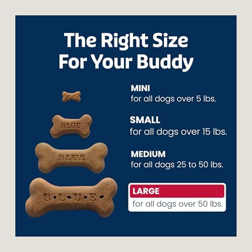 Blue Buffalo Bones Beef Large Dog Biscuits, 16 oz, 4 ct