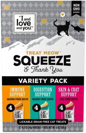 I AND LOVE AND YOU Treat Meow Variety Pack - 12CT