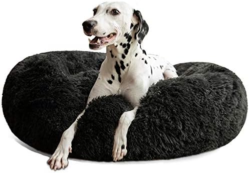 Hachikitty Calming Donut Cuddler, Large Dog Beds, 30''