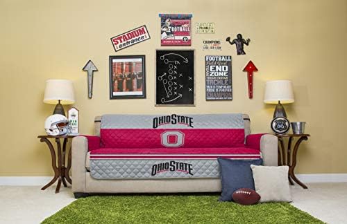 Pegasus Sports NCAA Microfiber Furniture Protector Cover with Elastic Straps