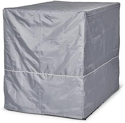 New World Midwest Homes for Pets XXL Dog Crate Cover, Polyester Privacy Kennel Cover Fits Most Giant 54-Inch Crates, Light Gray, Machine Washable, Reduces Barking & Chewing