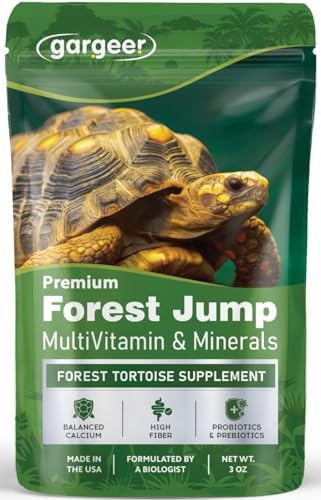 Gargeer 3oz Forest Tortoise Multivitamins & Minerals Powder. Made in USA