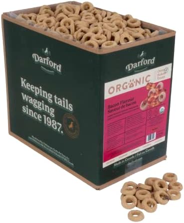 Darford Organic Premium Dog Treat - Bacon Flavor - 12 lb