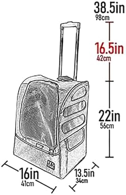Pet Gear I-GO2 Roller Backpack, XLarge Traveler Plus, Onyx