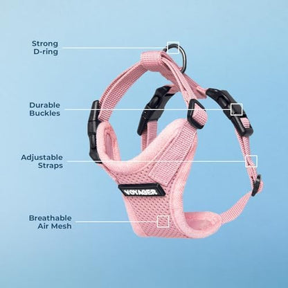 Voyager Step-in Lock Dog Harness - Pink, X-Large