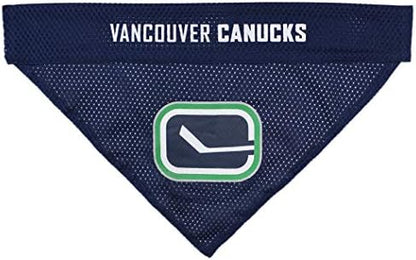 NHL VANCOUVER CANUCKS BANDANA for DOGS & CATS, Small/Medium. - Cute & Stylish Bandana! The Perfect HOCKEY FAN Scarf Bandana, great for Birthdays or any Party!