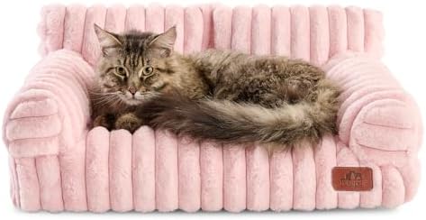 Hollypet Small Dog Large Cat Bed Puppy Couch Beds for Pets up to 25 lbs