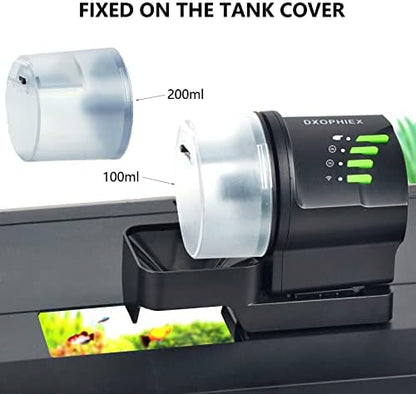DXOPHIEX WiFi Fish Feeder Automatic Fish Feeder Automatic Dispenser