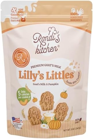 Lilly's Littles Goat Milk Dog Treats, Goat's Milk & Pumpkin