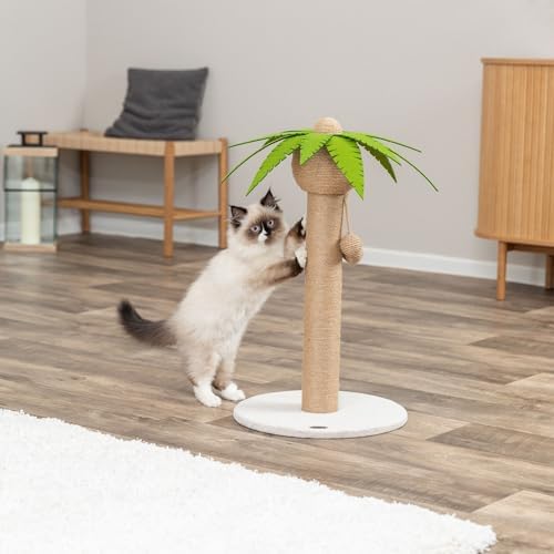 TRIXIE Palmela 25.6-in Palm Tree Cat Scratching Post with Jute Rope