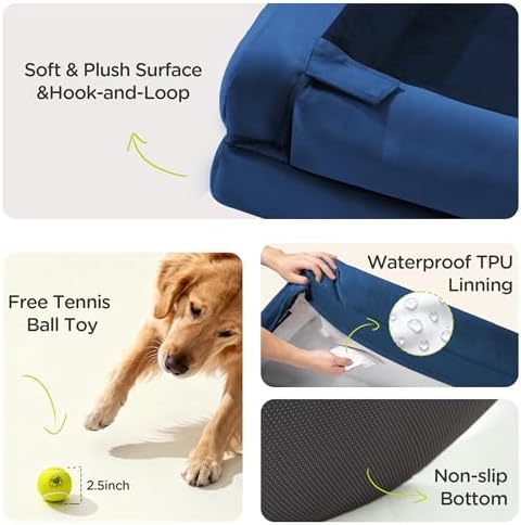 Waterproof Orthopedic Dog Bed for Medium Large Sized Dogs