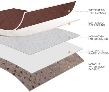Luciphia Waterproof Couch Cover for Dogs, Non-Slip Pet Sofa Protector